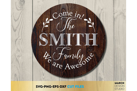 Monogram SVG Bundle, Family Monogram SVG, Last Name Monogram Frame, Family Monogram SVG SVG March Design Studio 