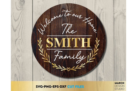 Monogram SVG Bundle, Family Monogram SVG, Last Name Monogram Frame, Family Monogram SVG SVG March Design Studio 