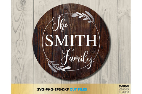 Monogram SVG Bundle, Family Monogram SVG, Last Name Monogram Frame, Family Monogram SVG SVG March Design Studio 