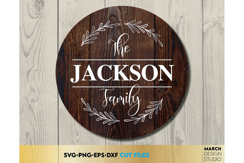Monogram SVG Bundle, Family Monogram SVG, Last Name Monogram Frame SVG, Monogram SVG SVG March Design Studio 