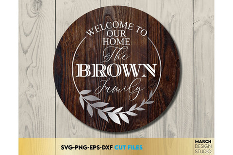 Monogram SVG Bundle, Family Monogram SVG, Last Name Monogram Frame SVG, Monogram SVG SVG March Design Studio 