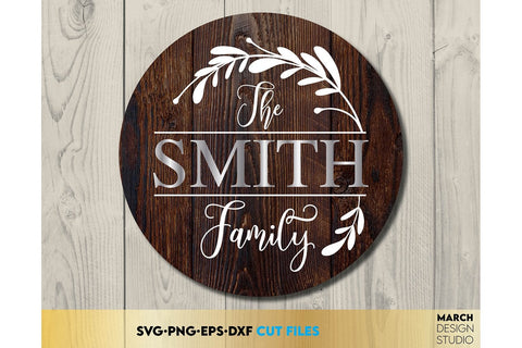 Monogram SVG Bundle, Family Monogram SVG, Last Name Monogram Frame SVG, Monogram SVG SVG March Design Studio 