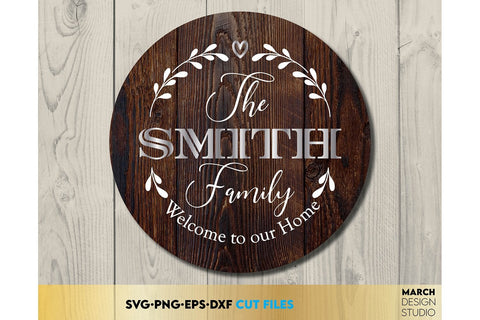 Monogram SVG Bundle, Family Monogram SVG, Last Name Monogram Frame SVG, Monogram SVG SVG March Design Studio 