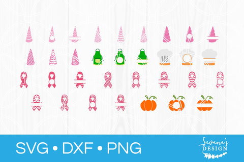 Monogram SVG Cut File Bundle SVG SavanasDesign 