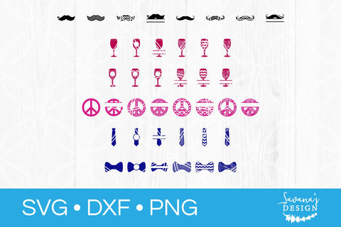 Monogram SVG Cut File Bundle SVG SavanasDesign 