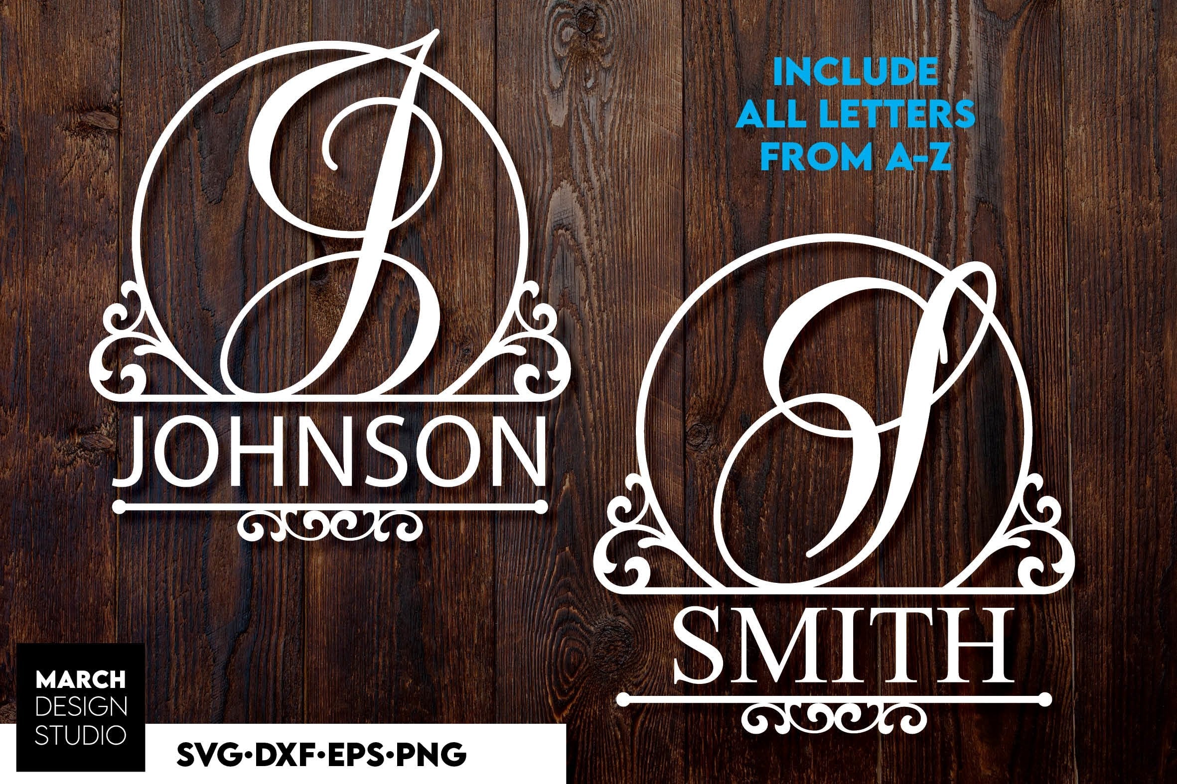 Monogram SVG, Split Monogram SVG, Monogram Letter SVG, Monogram ...