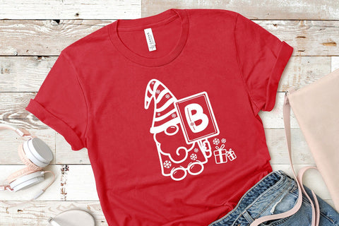 Monogram Winter Gnome Font Dm Letter Studio 