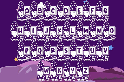 Monogram Witch Gnome Font Dm Letter Studio 