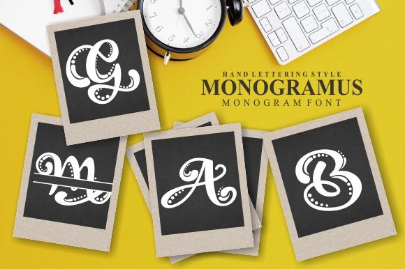 MONOGRAMUS Font eknojistudio99 