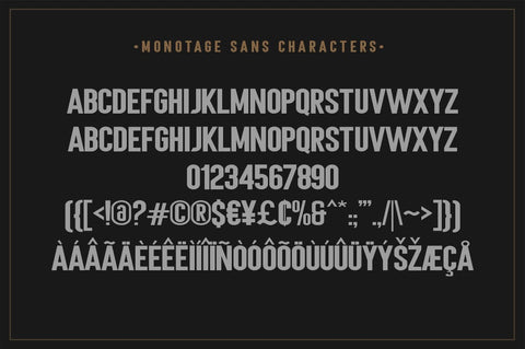 Monotage Font Duo Font Fargun Studio 