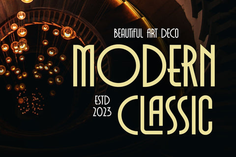 Monsante – Modern Art Deco Font Arterfak Project 