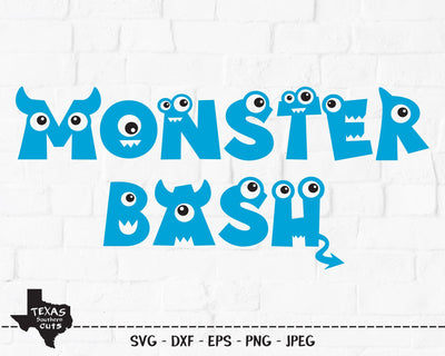 Monster Bash | Halloween SVG SVG Texas Southern Cuts 