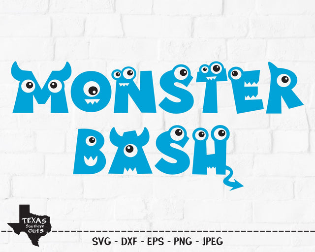 Monster Bash | Halloween SVG SVG Texas Southern Cuts 