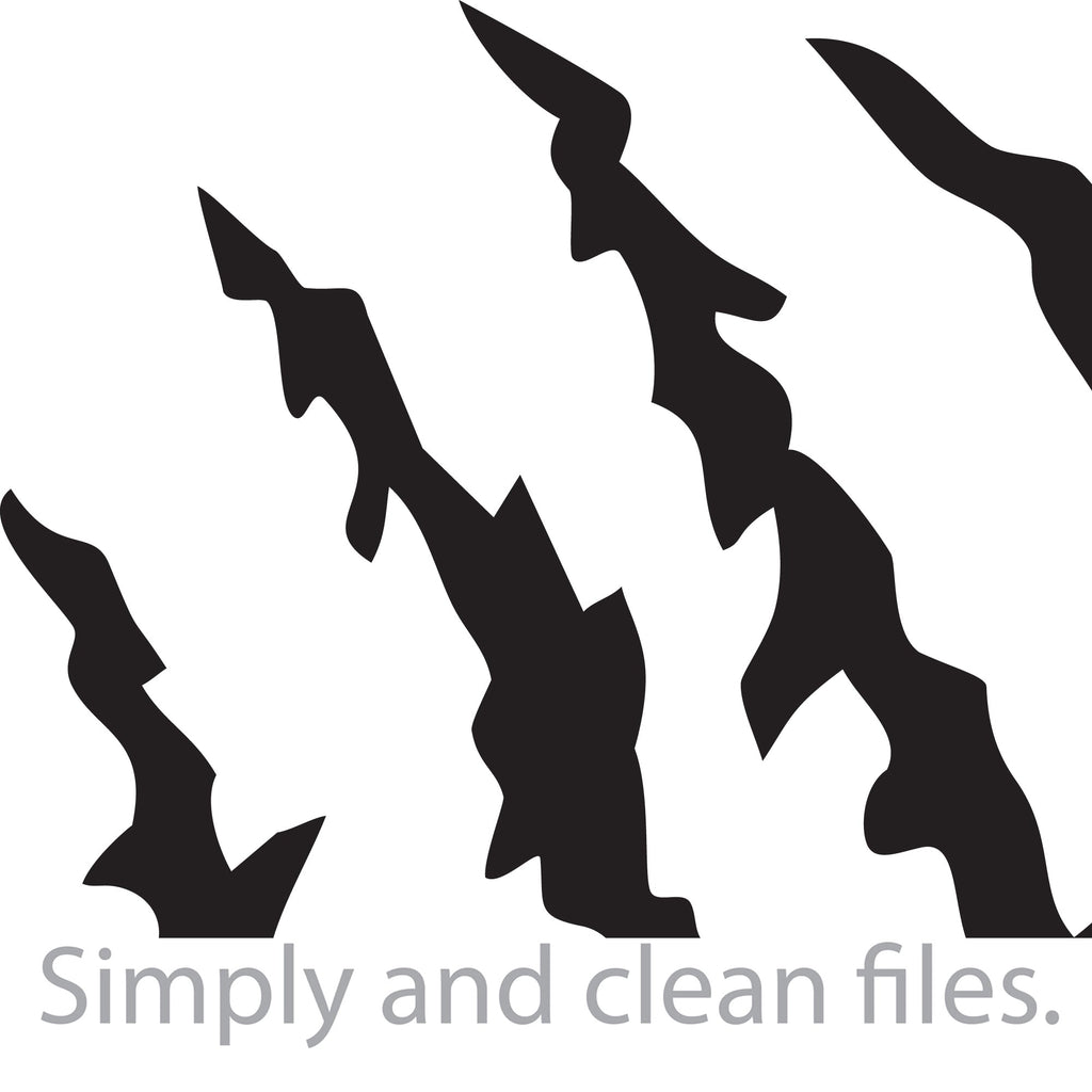 Monster Claw Marks Scratch. Cut files for Cricut. Clip Art silhouettes ...