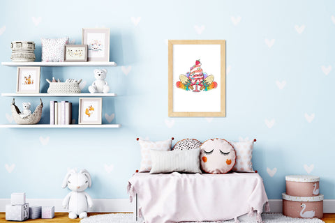 Monster Ice Cream Scary Halloween PNG Sublimation Rupkotha 