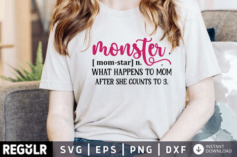 Monster momstar n what SVG SVG Regulrcrative 