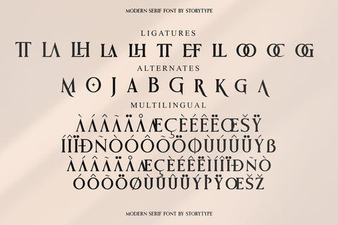 MONSTER OF FANTASY Typeface Font Storytype Studio 