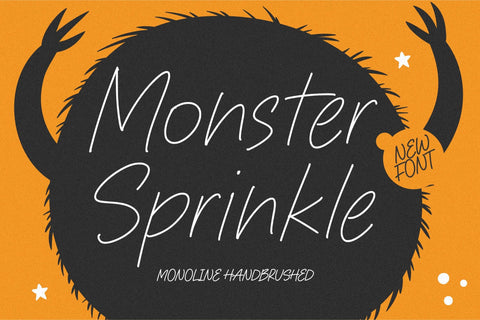 Monster Sprinkle Font Font Balpirick 