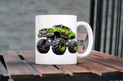 Monster Truck Clipart Bundle Sublimation Regulrcrative 