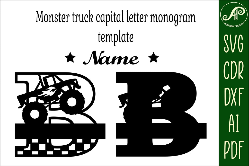 Capital Letter B Template