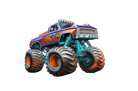 Monster Truck Sublimation Clipart Sublimation Regulrcrative 