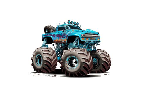 Monster Truck Sublimation Clipart Sublimation Regulrcrative 