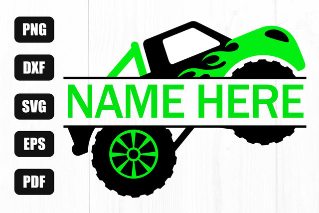 Monster Truck Svg, Kids Birthday Svg, Monster Truck Designs, Cake Topper Svg SVG Litke Designs 