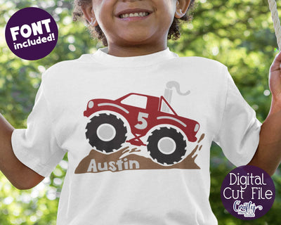 Monster Truck Svg - Monster Truck Shirt Svg SVG Crafty Mama Studios 