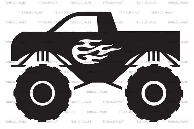 Monster truck SVG TribaliumArtSF 