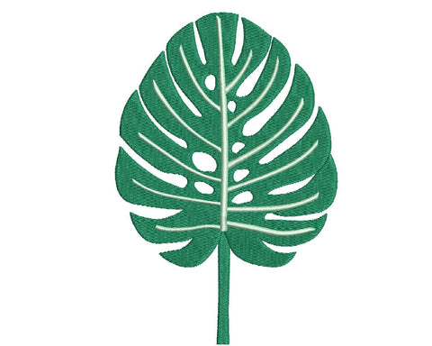 Monstera Leaf 2 Machine Embroidery Design Embroidery/Applique DESIGNS Angie 