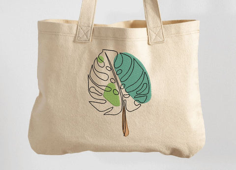 Monstera Leaf 3 Embroidery/Applique DESIGNS Angie 