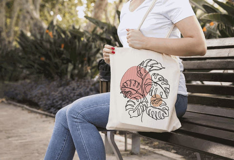 Monstera Leaf 5 Machine Embroidery Design Embroidery/Applique DESIGNS Canada Embroidery 