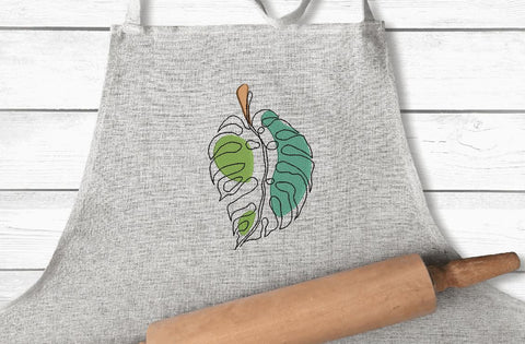 Monstera Leaf Machine Embroidery Design Embroidery/Applique DESIGNS Angie 