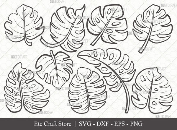 monstera leaf outline Monstera Leaf Outline SVG Cut File | Monstera Leaves Svg | Monstera Leaf With Hole Svg | Monstera Leaves Bundle | Green Leaf SVG | Eps | Dxf | Png |