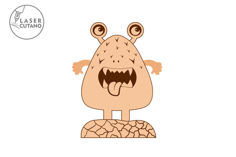 MONSTERS Halloween Decor Bundle 11 pieces SVG LaserCutano 