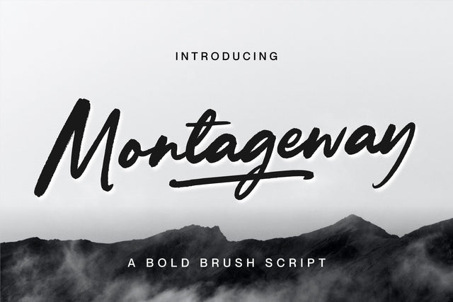 Montageway Font Allouse.Studio 