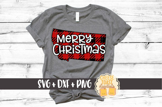 Montana - Buffalo Plaid State - SVG PNG DXF Cut Files SVG Cheese Toast Digitals 