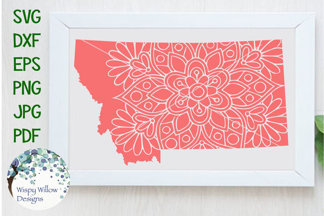 Montana Mandala SVG Wispy Willow Designs 
