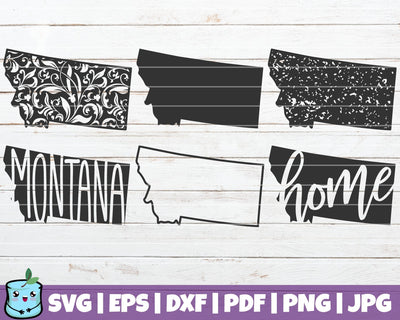 Montana State SVG MintyMarshmallows 