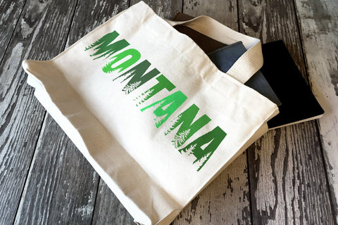 Montana with tree cut out SVG SVG B Renee Design 