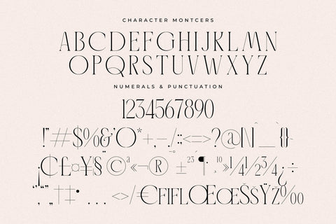Montcers Typeface Font Storytype Studio 