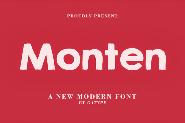 Monten Font gatype 