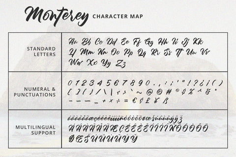 Monterey - Modern Script Font Font Alpaprana Studio 