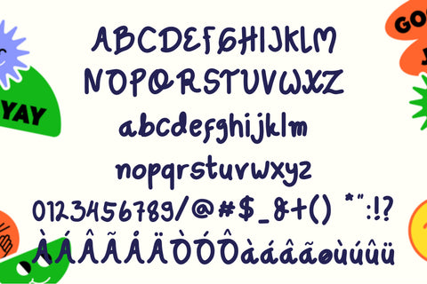 Montey Fun Children Typeface Font Balevgraph Studio 