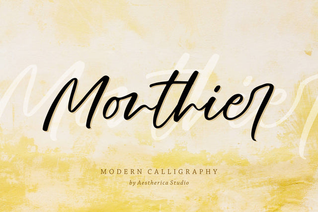 Monthier Font Aestherica Studio 