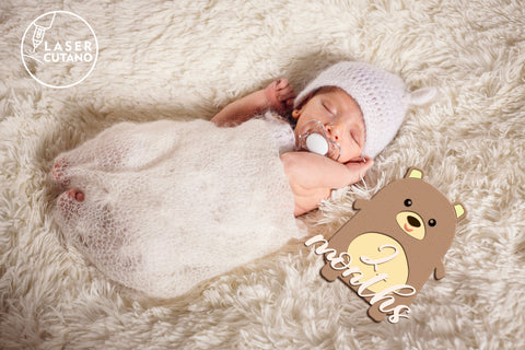Monthly Milestone Bundle for Cute Baby Photos SVG LaserCutano 