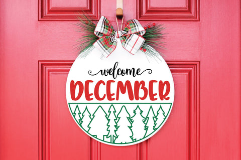 Monthly Round Sign Design Bundle - Door Hanger SVG Bundle SVG Old Market 