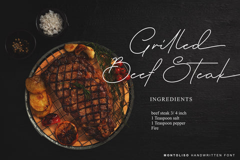 Montoliso Font Four Lines Std. 