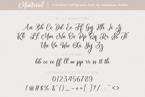 Montreal Font Madatype Studio 