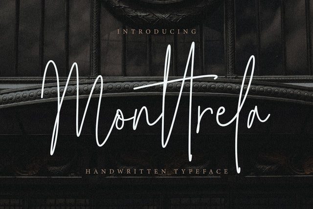Monttrela Handwritten Font Font Creatype Studio 